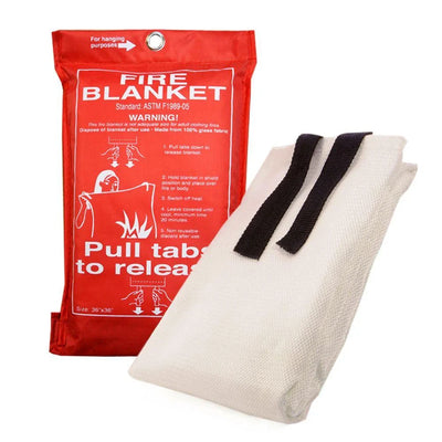 Emergency Fire Safety Blanket for Kitchen & Industrial Use | 4 x 4 (1.2m x 1.2m) | Jodiabaazar.com