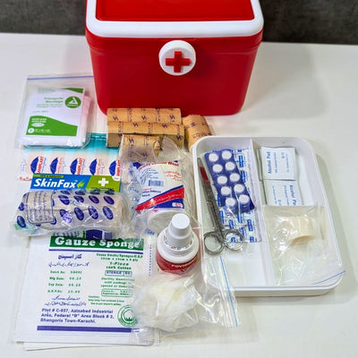 Compact First Aid Medical Kit Box (Random Color) | Jodiabaazar.com