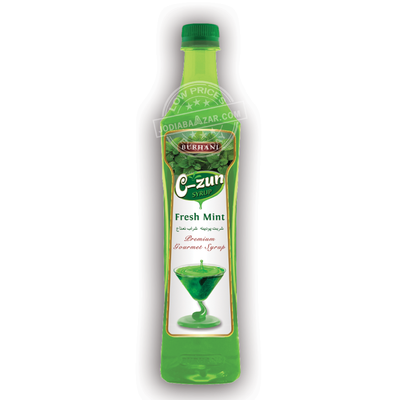 Burhani -C-zun Syrup - Regular -Fresh Mint - Pack of 12