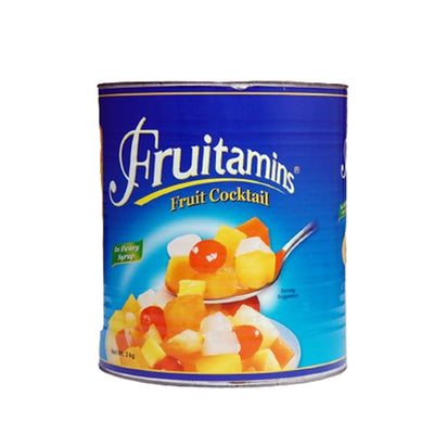 Fruitamins - Canned Fruit Cocktail - 3kg - Imported From Philippines - 1 CTN (6 Pcs)