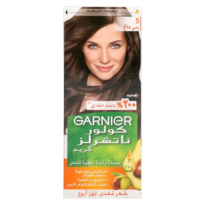 GARNIER - HAIR COLOR - Naturals Creme - 5 LIGHT BROWN