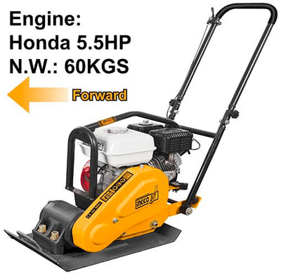 INGCO -  Gasoline plate compactor 4000W GCP060-1