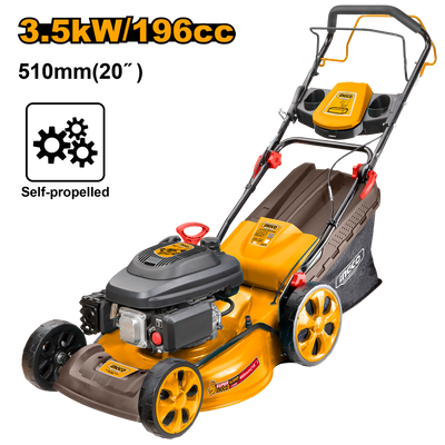 INGCO -  Gasoline lawn mower 3500W GLM196202
