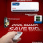 GNE air conditioner with remote control on a red background