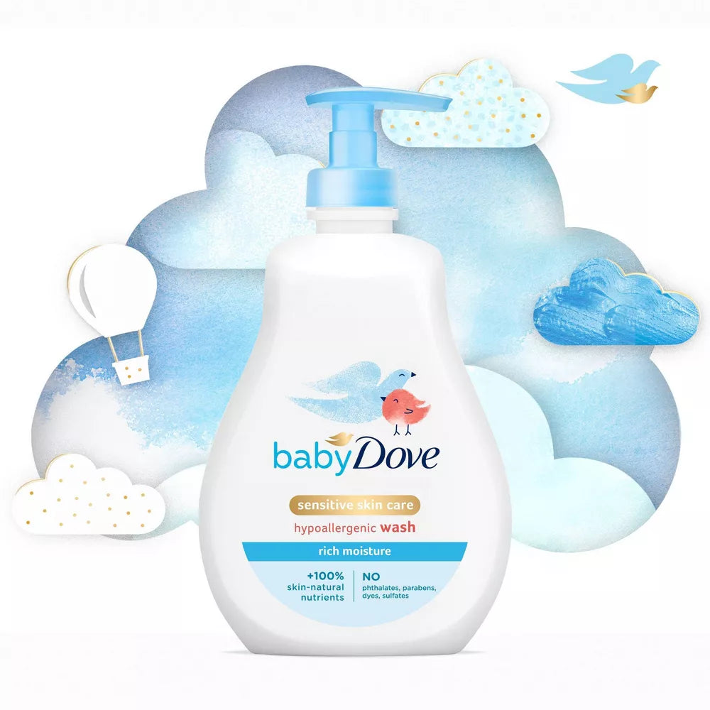 Baby Dove - Rich Moisture - Tip-to-Toe Wash - 13 fl oz (384ML)