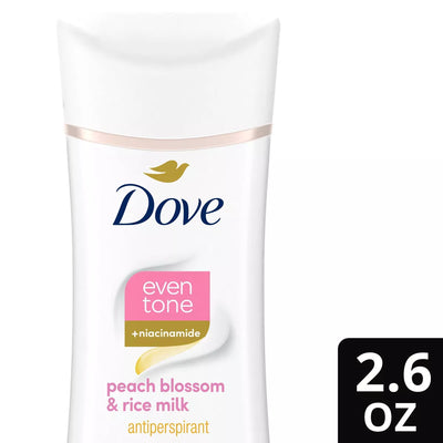 Dove Beauty - Even Tone - Rejuvenating Blossom & Rice Milk - 48-Hour Women's Antiperspirant - Deodorant Stick - 2.6oz (76g) | Jodiabaazar.com