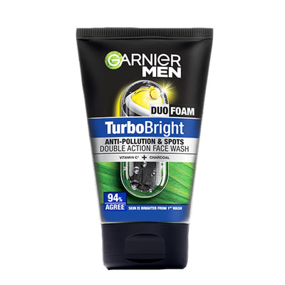 GARNIER MEN - TURBO BRIGHT - DUO FOAM - 100ml
