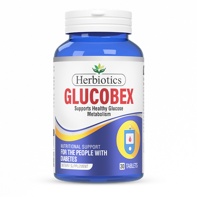 Herbiotics - Glucobex - Supplement - Standard Pack - Diabetic Care