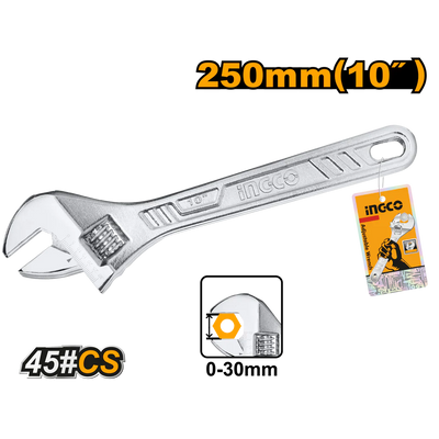 INGCO -  Adjustable wrench 250mm HADW131102