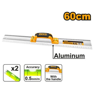 INGCO -  Aluminum Ruler 60cm HAR01060