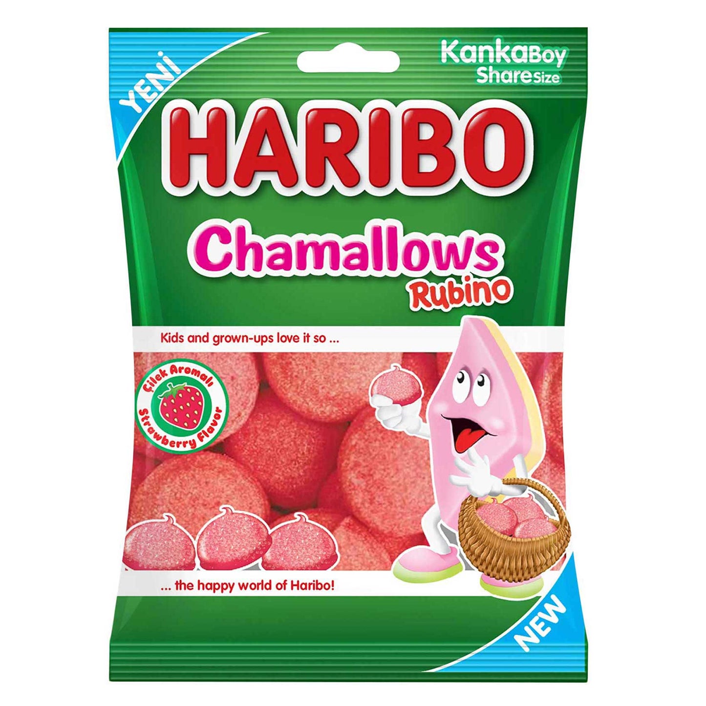 HARIBO - Chamallows - Rubino - 70gm - New - 24 CT