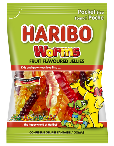 HARIBO - Stripemix - Worms - 30gm - 48 CT