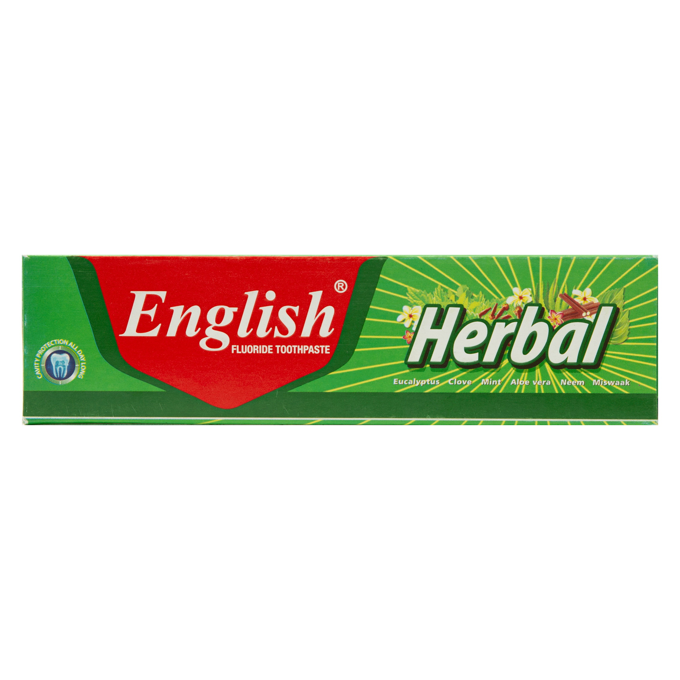 English - Herbal Toothpaste - Medium Cavity Protection & Fresh Breath ...