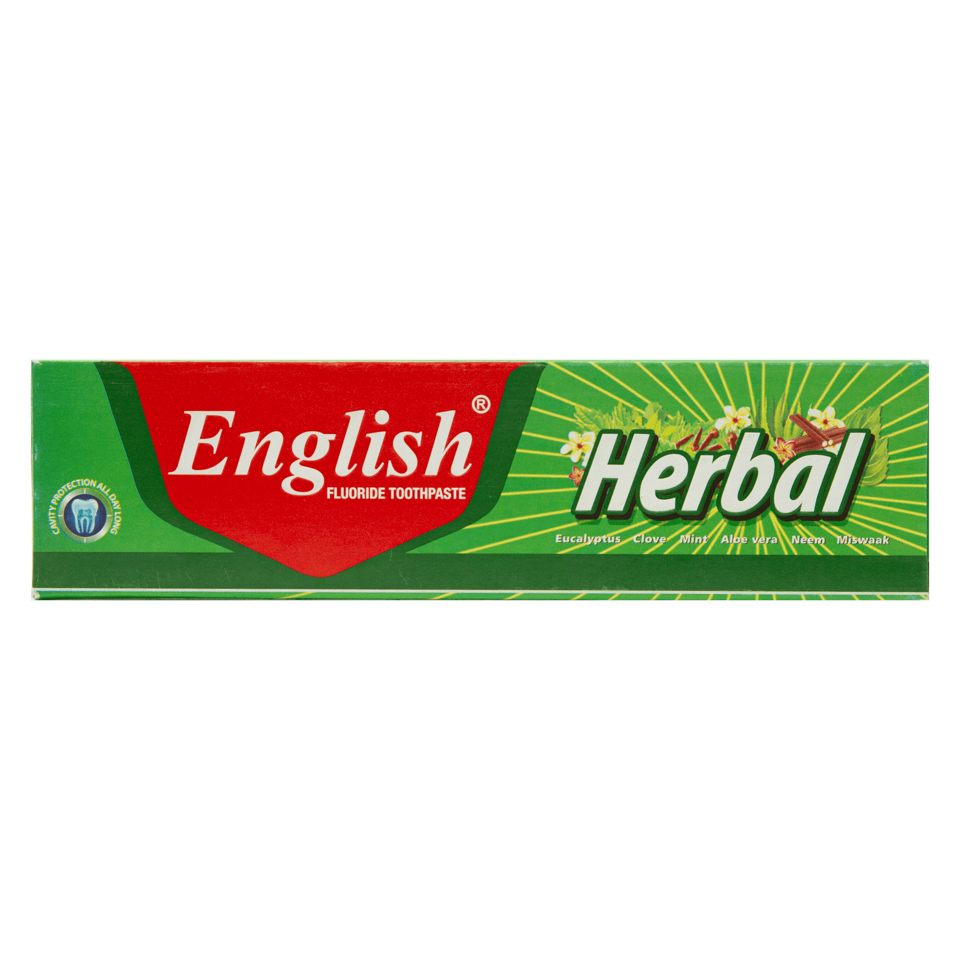 English Herbal Toothpaste - Medium Cavity Protection & Fresh Breath - Single Pack | Jodiabaazar.com