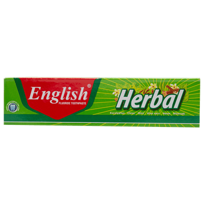 English Herbal Toothpaste - Large Cavity Protection & Fresh Breath - Pack of 12 | Jodiabaazar.com