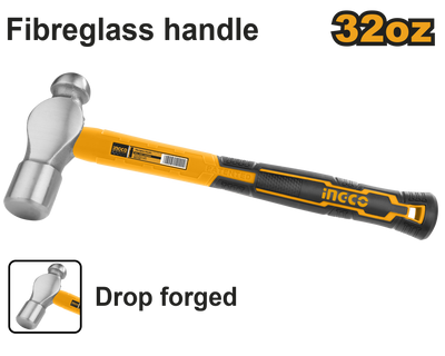 INGCO -  Ball pein hammer 900g HBPH88032