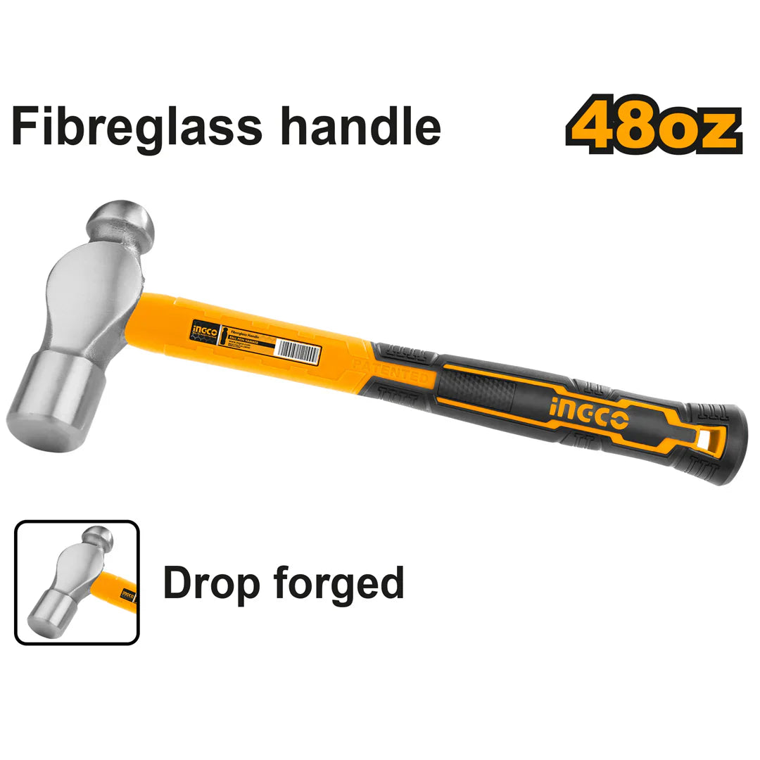 INGCO -  Ball pein hammer 1300g HBPH88048