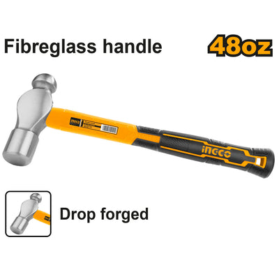 INGCO -  Ball pein hammer 1300g HBPH88048