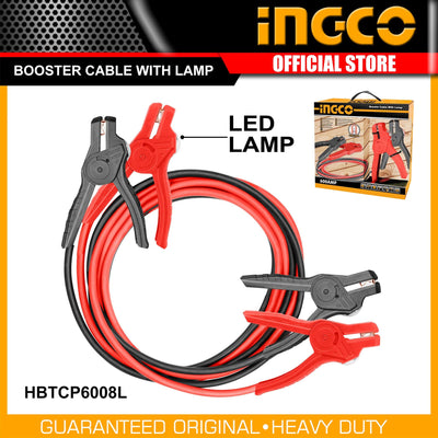 INGCO -  Booster cable with lamp 600A HBTCP6008L