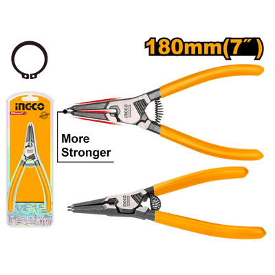 INGCO -  Circlip pliers 180m straight head external HCCP261801