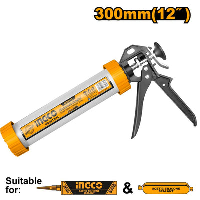 INGCO -  Aluminum caulking gun 12" HCG0112