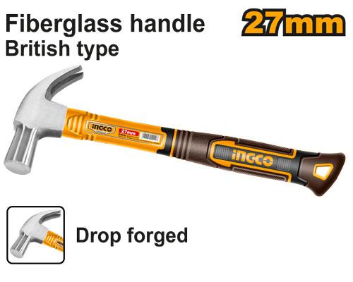 INGCO -  British type claw hammer 27mm HCH81027