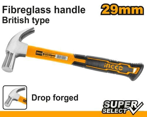 INGCO -  British type claw hammer 29mm HCH880229