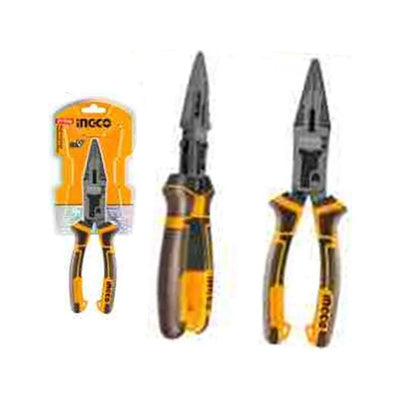 INGCO -  Compound action long nose pliers 215mm HCLNP58200