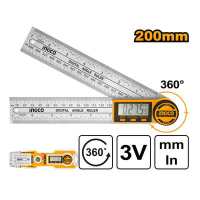 INGCO -  Digital angle ruler  HDAR20701
