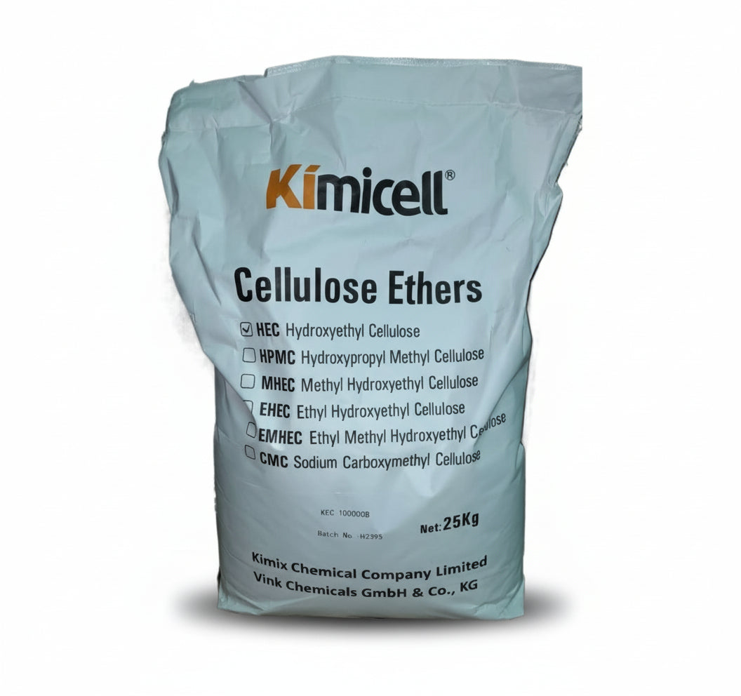 Kimicell - Hydroxeythl Cellulose - Cellulose Ethers - (HEC) - 25 KG - Call 021 32424344