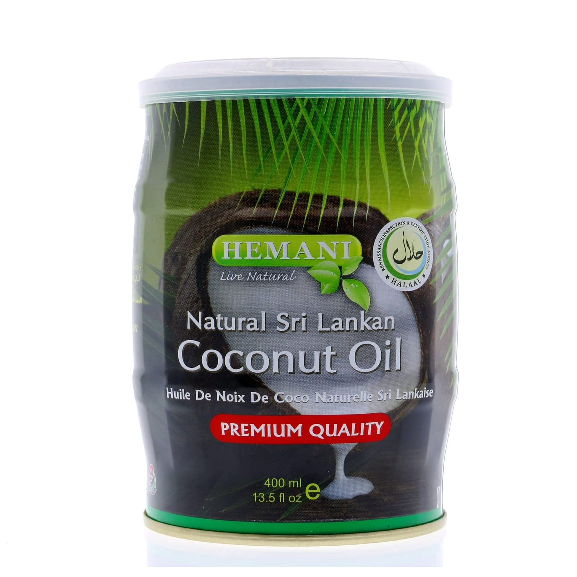 Hemani - Hemani Herbal - Live Natural Srilanka - Coconut Oil - 400ml