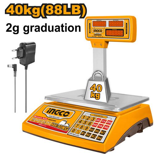 INGCO -  Electronic scale 40kg HESA3404