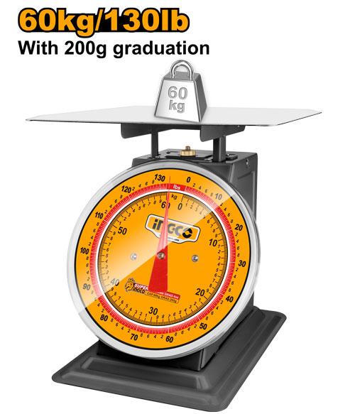 INGCO -  Spring scale 60kg HESA5601