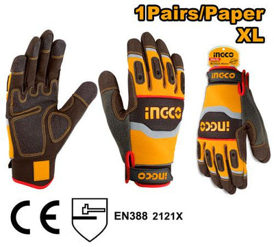 INGCO -  Mechanic gloves XL HGMG02-XL