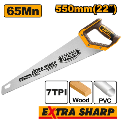 INGCO -  Hand saw 22" HHAS08550
