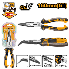 INGCO -  High leverage bent nose pliers 160mm HHBNP28160