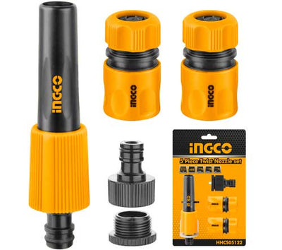 INGCO -  5 Piece twist nozzle set  HHCS05122