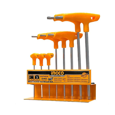 INGCO -  8 Pcs T-handle torx wrench set  HHKT80838