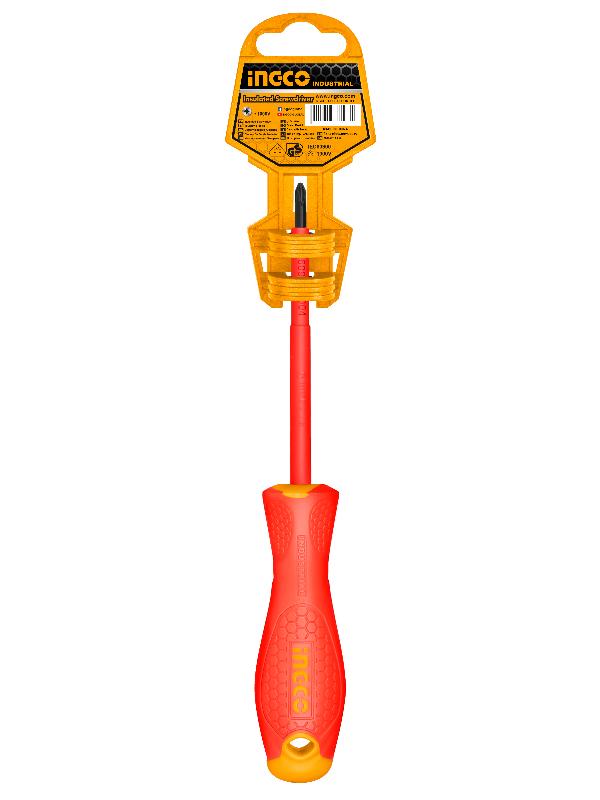 INGCO -  Insulated screwdriver PH1*80MM HISD81PH180