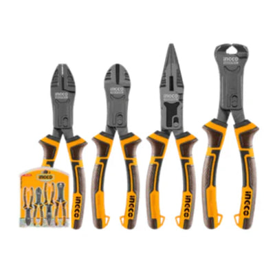 INGCO -  4 Pcs compound action pliers set  HKCPS5841