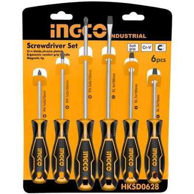 INGCO -  6 Pcs screwdriver set  HKSD0628