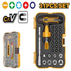 INGCO -  31 Pcs T-handle wrench screwdriver set  HKSDB0318