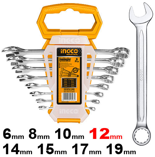 INGCO -  8Pcs Combination spanner set  HKSPA1088