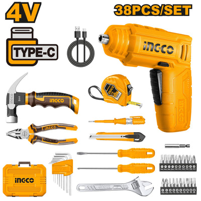 INGCO -  38 Pcs tools set  HKTHP10381