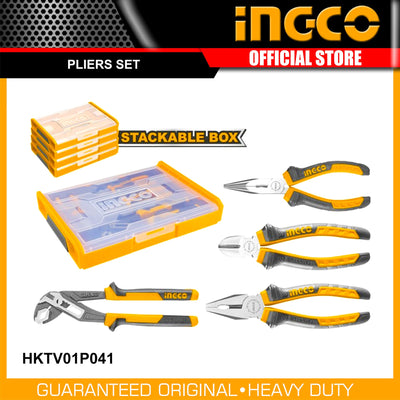 INGCO -  4 Pcs Pliers set  HKTV01P041