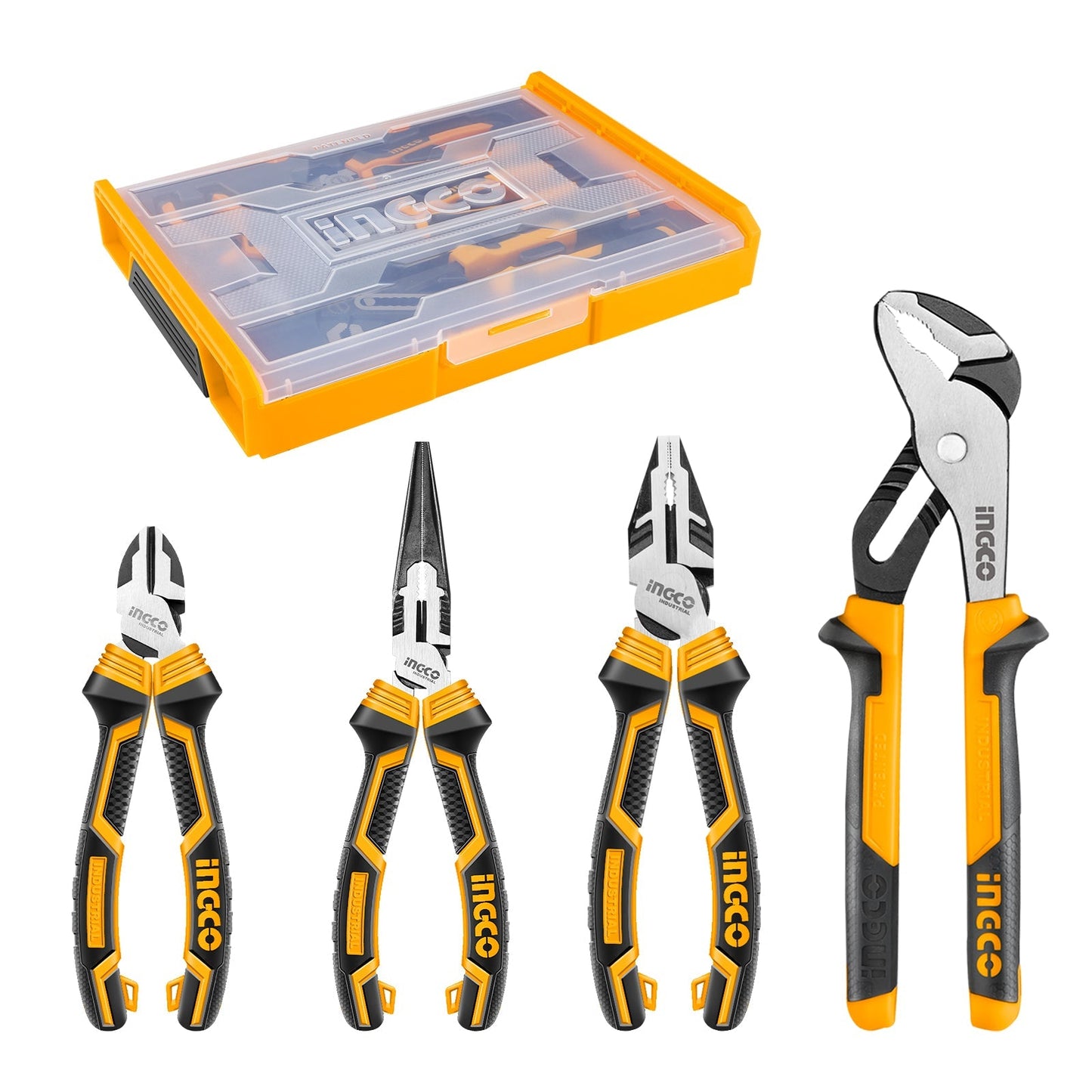 INGCO -  4 Pcs Pliers set  HKTV01P042