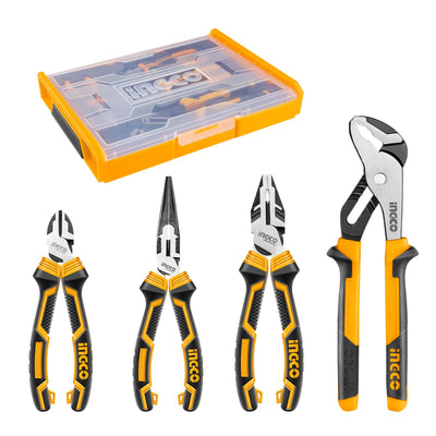 INGCO -  4 Pcs Pliers set  HKTV01P042