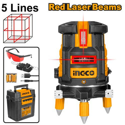 INGCO -  Self-leveling line laser(Red laser beams) 30m HLL306505