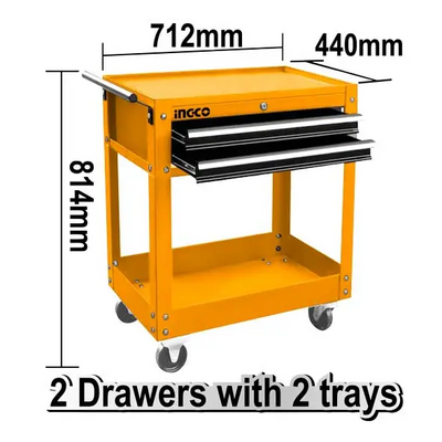 INGCO -  Tool cart with 2 pcs drawer HPTCT021