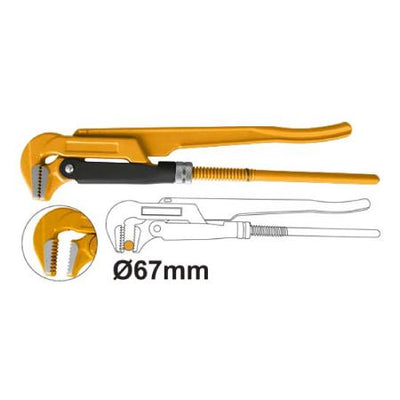 INGCO -  90° Heavy duty swedish pipe wrench 2" HPW04021